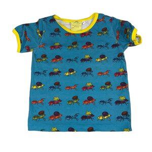 Coddi & Womple Ants Tee Blue Size 3 Years